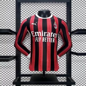 AC Milan Dres - Player - Crveni - Dugi rukav