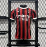 AC Milan Dres - Player - Crveni - Kratki rukav